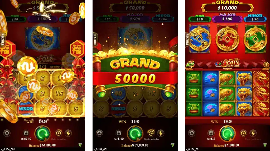 3 Coins Indibetgames Bonus