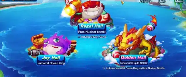 Bombing Fishing gemple Indibetgames